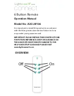 Preview for 1 page of LightwaveRF JSJS LW106 Operation Manual