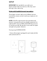 Preview for 2 page of LightwaveRF JSJS LW320 Operation Manual