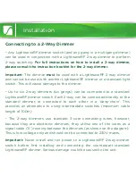 Preview for 10 page of LightwaveRF JSJSLW420 Instruction Manual