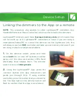 Preview for 17 page of LightwaveRF JSJSLW420 Instruction Manual