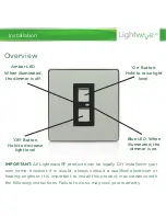 Предварительный просмотр 4 страницы LightwaveRF LW450 Connect Series Instruction Manual