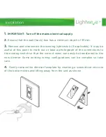 Предварительный просмотр 7 страницы LightwaveRF LW450 Connect Series Instruction Manual