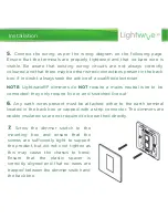 Предварительный просмотр 8 страницы LightwaveRF LW450 Connect Series Instruction Manual