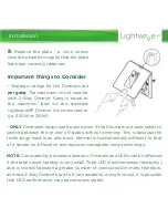 Предварительный просмотр 10 страницы LightwaveRF LW450 Connect Series Instruction Manual