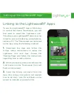 Предварительный просмотр 14 страницы LightwaveRF LW921 Instruction Manual