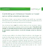 Preview for 9 page of LightwaveRF LW934 Instruction Manual