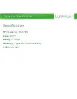 Preview for 23 page of LightwaveRF LW934 Instruction Manual