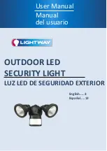 Lightway SP-2016PIRB User Manual предпросмотр