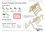 Предварительный просмотр 1 страницы LIGNEUS Nursery Triangle User Instructions