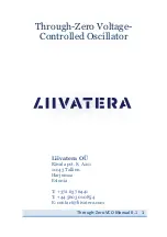 Preview for 1 page of Liivatera Through-Zero VCO Manual