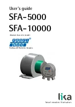 Lika DRAW WIRE SFA-10000 Series User Manual предпросмотр