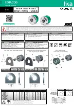 Preview for 1 page of Lika EM58 Series Mounting Instructions