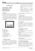 Lika LD14 Series User Manual предпросмотр