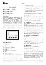 Предварительный просмотр 9 страницы Lika LD14 Series User Manual