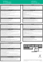 Предварительный просмотр 2 страницы Lika LD140 Series Mounting Instructions