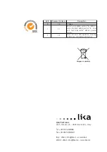 Предварительный просмотр 40 страницы Lika MRA User Manual