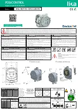 Preview for 1 page of Lika Posicontrol IF55 LIN CB Series Mounting Instructions