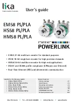 Предварительный просмотр 1 страницы Lika POWERLINK EM58 PL User Manual