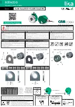 Lika Rotacod A 58 EasyCAN Series Mounting Instructions предпросмотр