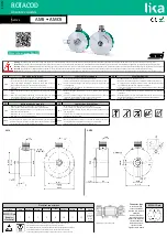 Lika ROTACOD AMC9 Series Mounting Instructions предпросмотр