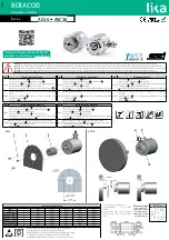 Lika ROTACOD AS36 Series Mounting Instructions preview