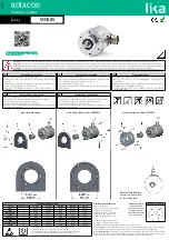 Lika Rotacod MH58S Series Mounting Instructions предпросмотр