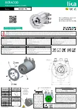 Lika Rotacod XAC81 PL Series Mounting Instructions preview