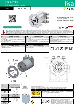 Lika ROTACOD XAC81 Series Quick Start Manual предпросмотр