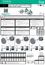 Предварительный просмотр 1 страницы Lika ROTAPULS C58 Series User Manual