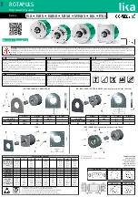 Предварительный просмотр 1 страницы Lika Rotapuls MI58 Series Mounting Instructions