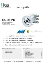 Предварительный просмотр 1 страницы Lika XAC80 PB User Manual