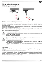 Preview for 21 page of Like It PRO1200 Instructions For Fitting And Operating