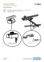 Preview for 1 page of Liko 3126043 Service Manual