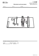 Preview for 114 page of Liko Golvo 7000 Series Service Manual