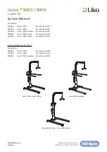 Preview for 1 page of Liko Golvo 8000 Classic Service Manual