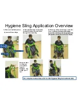 Preview for 1 page of Liko Hygiene Sling Application Manual