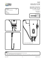 Предварительный просмотр 16 страницы Liko Sabina 200 Service Manual