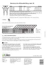 Preview for 4 page of Liko SilhouetteSling 22 Instruction Manual