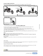 Предварительный просмотр 2 страницы Liko SlingBar Mini 220 Instruction Manual