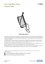 Preview for 1 page of Liko Solo HighBack Sling Instruction Manual