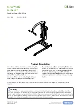 Liko Uno 102 Instructions For Use Manual preview