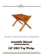 Lil Gro Veg Wedge Assembly Manual предпросмотр