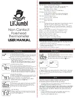 Preview for 1 page of Lil' Jumbl Non Contact Forehead Thermometer User Manual