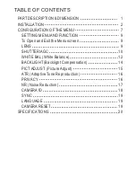 Preview for 6 page of Lilin CMR70823.6 N/P Instruction Manual