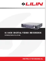 Lilin DVR508 Instruction Manual preview