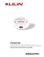 Предварительный просмотр 1 страницы Lilin FD2452E Quick Installation Manual