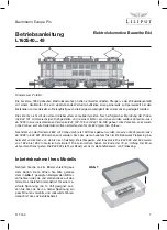 Liliput E 44 Series Instruction Sheet предпросмотр