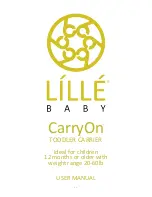 LilleBaby CarryOn User Manual preview