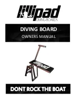 Lillipad Diving Board Owner'S Manual предпросмотр