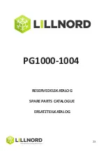 Предварительный просмотр 23 страницы LILLNORD PG 1000 Instruction Manual